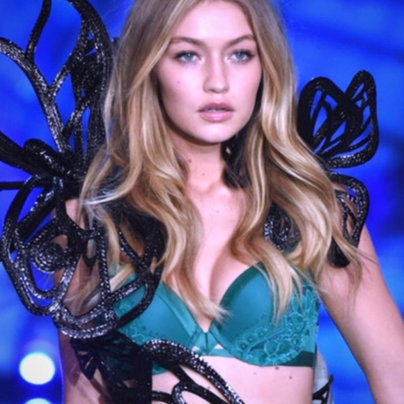 EMERALD GREEN VICTORIAS SECRET SEXY BRA GIGI HADAD - Picture 11 of 12